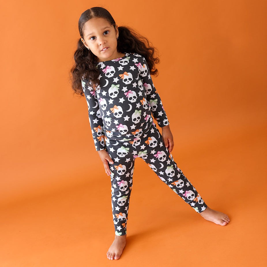 Cute Skull Halloween Classic Pajama Set