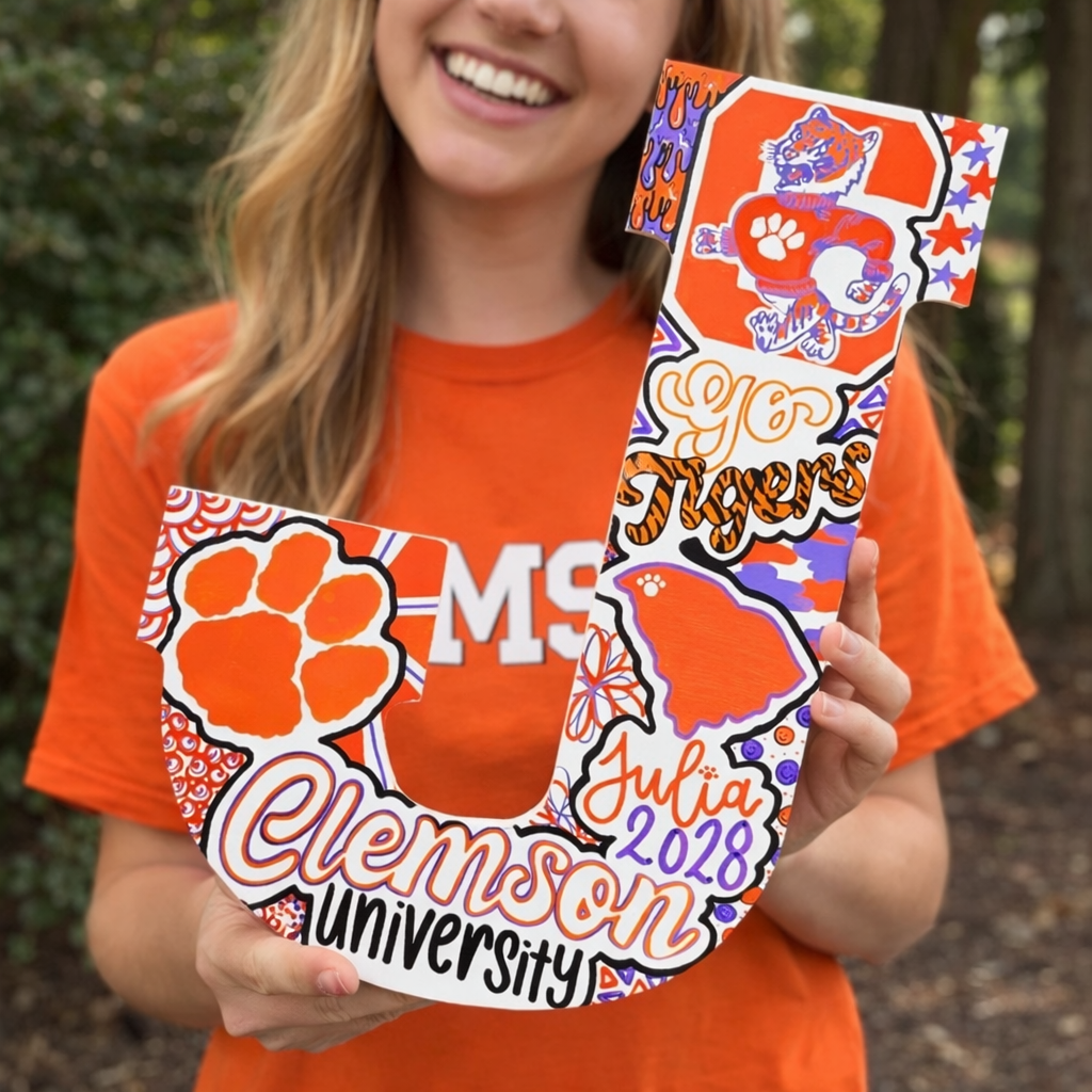 Personalized College Letters Graduation Gift Dorm Decor