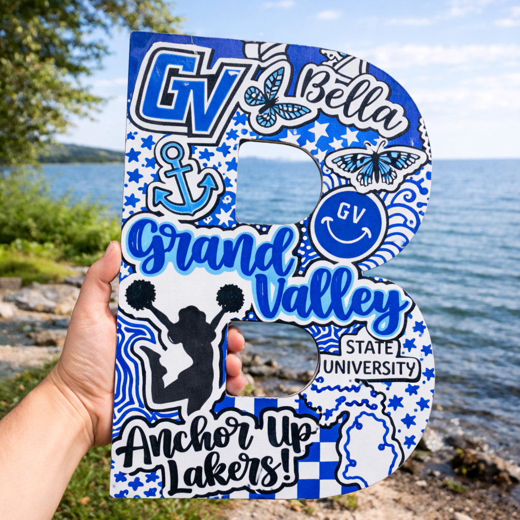 Personalized College Letters Graduation Gift Dorm Decor