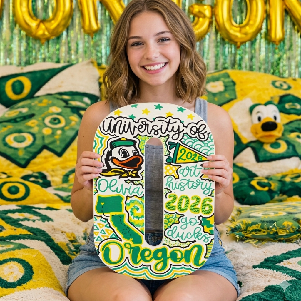 Personalized College Letters Graduation Gift Dorm Decor