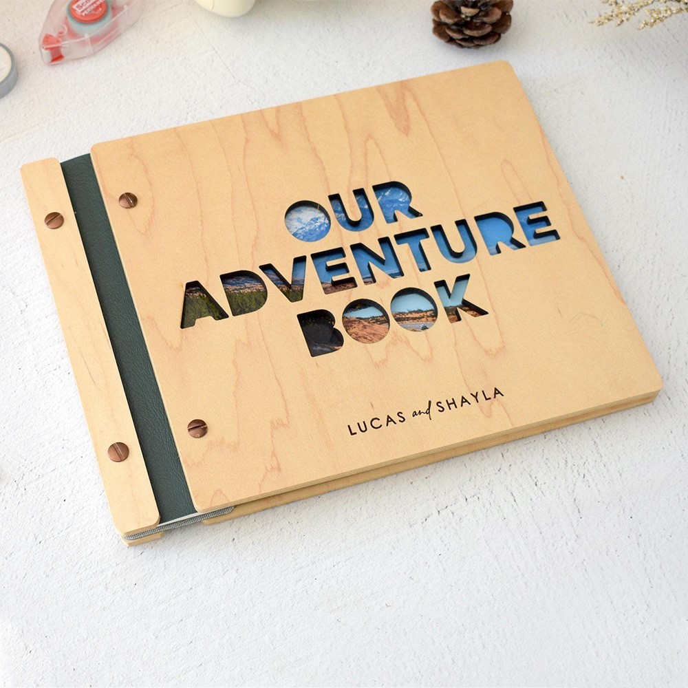 Personalized Our Adventure Book Scrapbook Couples Travel Album Anniversary Gift Valentine's Gift Christmas Gift