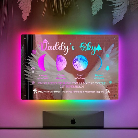 Customize Your Christmas -LED Mirror Lamp