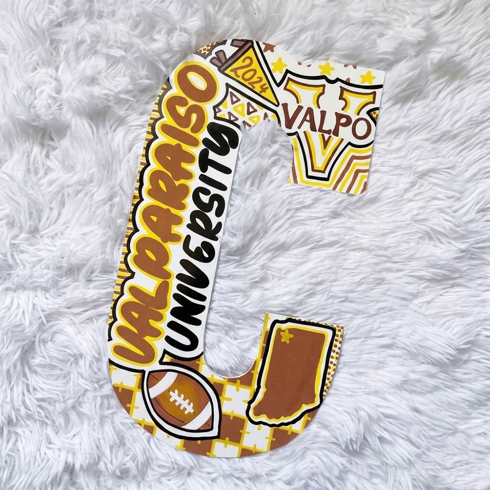 Personalized College Letters Graduation Gift Dorm Decor