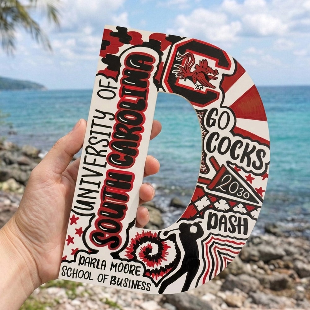 Personalized College Letters Graduation Gift Dorm Decor