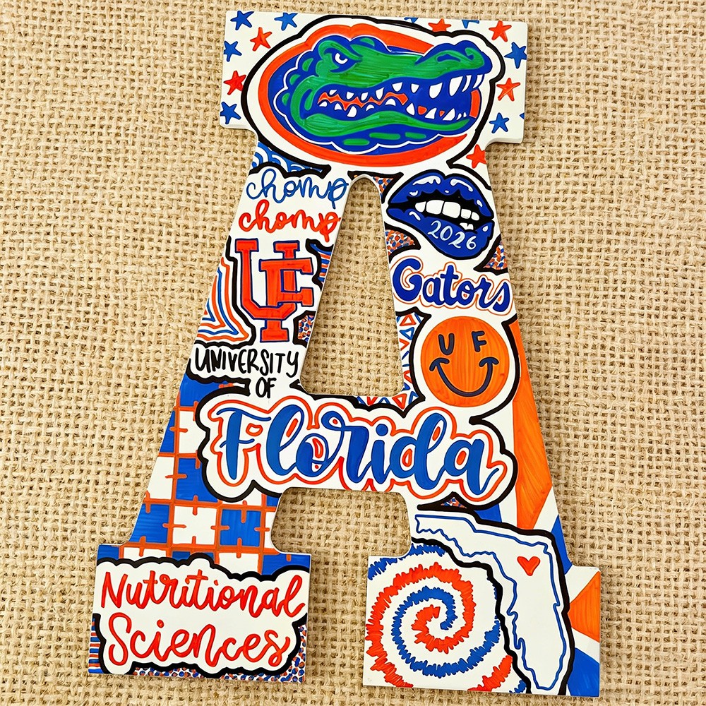 Personalized College Letters Graduation Gift Dorm Decor