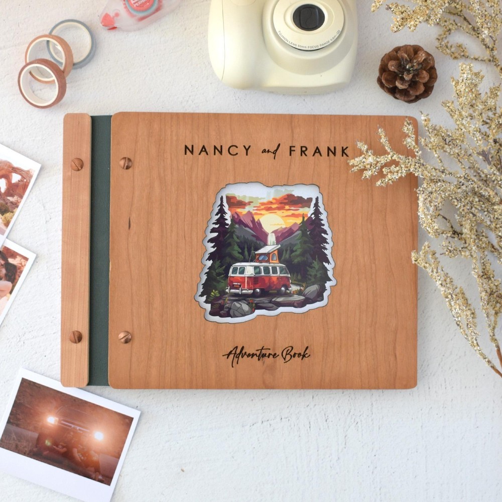 Personalized Our Adventure Book Scrapbook Couples Travel Album Anniversary Gift Valentine's Gift Christmas Gift