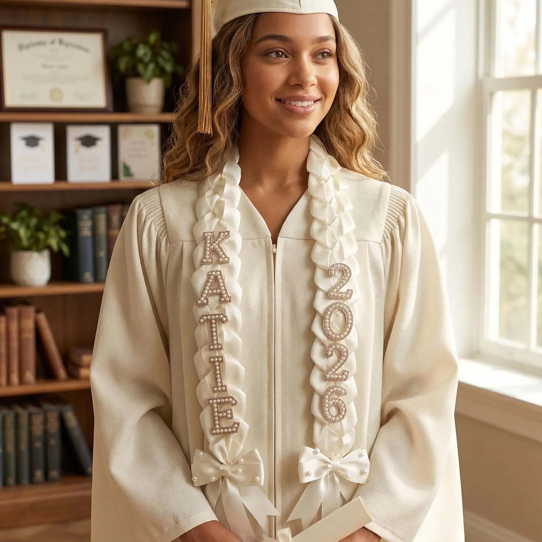 Personalized 2026 Graduation Stole with Name