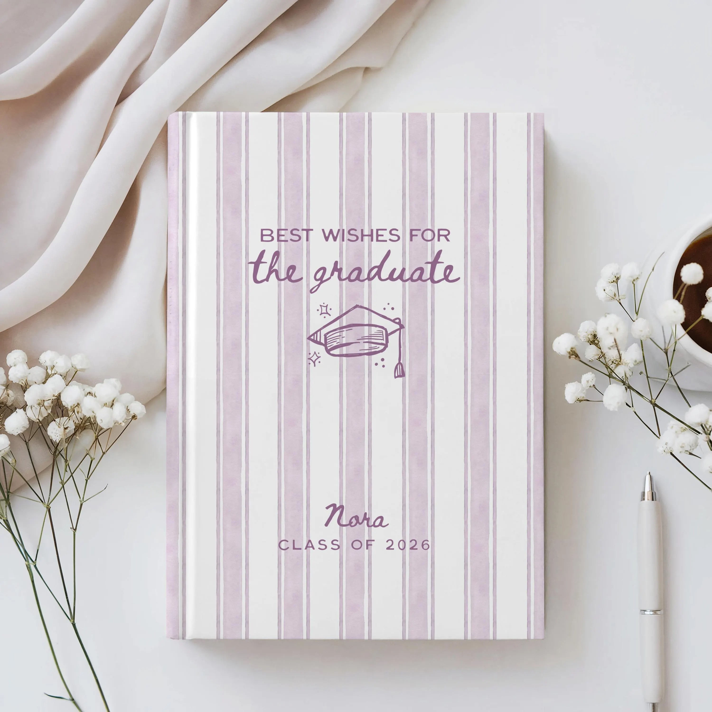 Custom Name Graduate Keepsake Notebook Class of  2026 