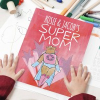 Super Mummy Personalised Book Unique Keepsake Gift from Baby to Mum Mother's Day Gift