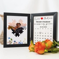 Personalized The Day I Found My Missing Piece Puzzle Photo Frame