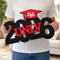Custom Graduation Name Sign Her/Him Grad Party Decorations