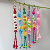 Personalized Name Keychain, Paracord Backpack Tag, Team Mom Gift, Back To School Gift