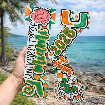 Personalized College Letters Graduation Gift Dorm Decor