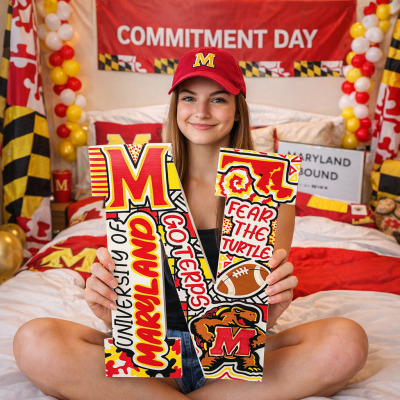 Personalized College Letters Graduation Gift Dorm Decor