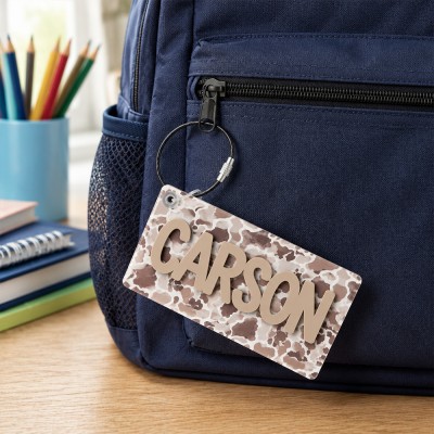 Custom Acrylic Keychain for Kids, Name Keychain, Backpack Name Tags, Diaper Bag Tag, Back To School Gift