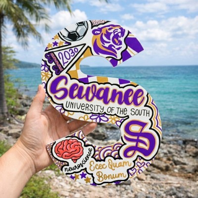 Personalized College Letters Graduation Gift Dorm Decor