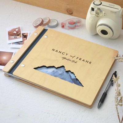 Personalized Our Adventure Book Scrapbook Couples Travel Album Anniversary Gift Valentine's Gift Christmas Gift