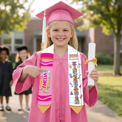 Last Day Of School Gift, Class of 2026 Kindergarten Stole
