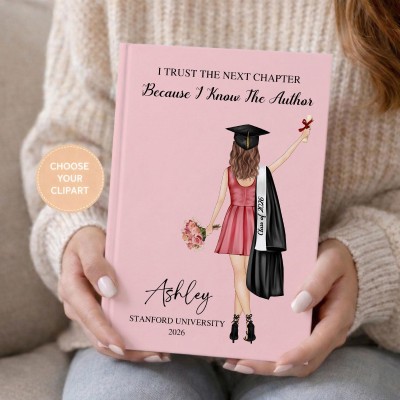 Custom Exclusive Personalization Graduate Keepsake Notebook Class of  2026 