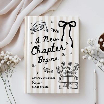 Custom Name Graduate Keepsake Notebook Class of  2026 