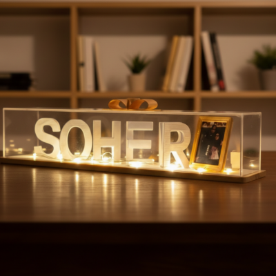 Dual Name Illusion Love 3D Printed as Sweet Gifts