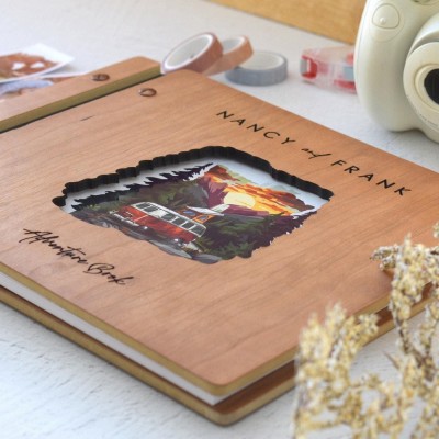 Personalized Our Adventure Book Scrapbook Couples Travel Album Anniversary Gift Valentine's Gift Christmas Gift