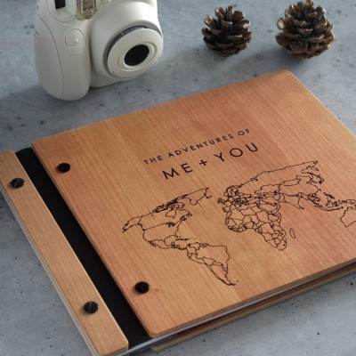 Personalized Our Adventure Book Scrapbook Couples Travel Album Anniversary Gift Valentine's Gift Christmas Gift